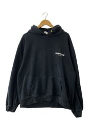画像：パーカー/XL/コットン/BLK/無地/色褪せあり//