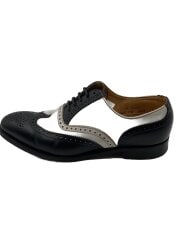 画像：ドレスシューズ/UK7.5/BLK/ウイングチップ