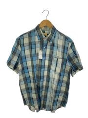 画像：半袖シャツ/1/コットン/BLU/チェック