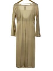 画像：長袖ワンピース/0/ベロア/ベージュ/FWFO234113