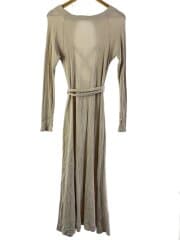 画像：長袖ワンピース/one/コットン/BEG/無地/14WCO211202