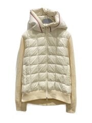 画像：L/CARDIGAN TRICOT/ダウンジャケット/M/ポリエステル/CRM/I20919B00010