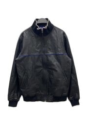 画像：I/×UMBRO/レザートラックジャケット/M/羊革/BLK/RNB1353