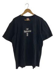 画像：CROSS BOX LOGO TEE/Tシャツ/XL/コットン/ブラック/プリント