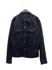 画像：I/ロゴパッチ/デニムジャケット/Gジャン/50/デニム/BLK