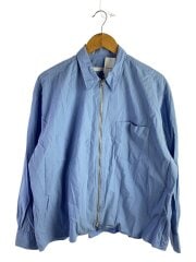 画像：ジャケット/M/コットン/BLU/SOPH-250030/ORGANIC COTTON ZIP SHIRT