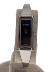 画像：クォーツ腕時計/アナログ/ステンレス/BLK/SLV/SS/1500 L//