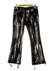 画像：24SS/CRASH COATING DENIM PANTS/ボトム/32/コットン/BLK/JN-SS24-020//