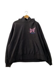 画像：パーカー/XL/コットン/BLK/OODIE RIBON SAINT//