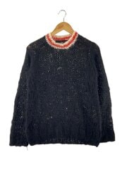 画像：ニット・セーター(厚手)/--/ウール/BLK/TN-070230//