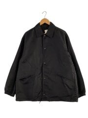 画像：WASHED NYLON COACH JACKET/コーチジャケット/2/ナイロン/ブラック/bROOTS26S8//