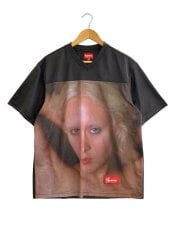 画像：Tシャツ/M/ポリエステル/BLK/総柄//