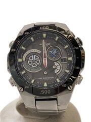 画像：ソーラー腕時計・EDIFICE/アナログ/ステンレス/SLV/SLV//