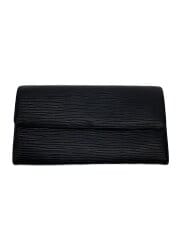 画像：ポシェット・ポルト・モネ・クレディ_エピ/レザー/BLK/無地/レディース