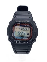 画像：ソーラー腕時計・G-SHOCK/デジタル/ラバー/BLK/BLK/SS
