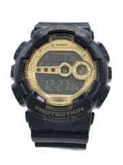 画像：クォーツ腕時計・G-SHOCK/デジタル/ラバー/BLK/BLK/SS