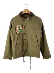 画像：デッキジャケット/S/コットン/KHK/M13681/M13682