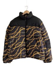 画像：ジャケット/XL/ポリエステル/BLK/総柄/Vintage Chain Down Jacket/中綿//