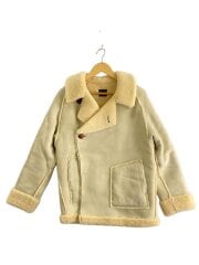 画像：コート/M/羊革/IVO/無地/BYGH-18-AW-01//
