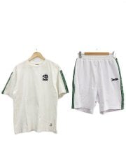 画像：セットアップ/TシャツサイズL/ボトムサイズM/コットン/ホワイト