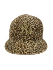 画像：59FIFTY/ヤンキース/7 3/8/レーヨン/ベージュ/レオパード柄/メンズ
