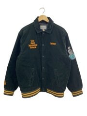 画像：LETTERMAN JACKET/ジャケット/L/コットン/グリーン/I030819
