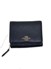 画像：3つ折り財布/レザー/BLK/レディース/37968