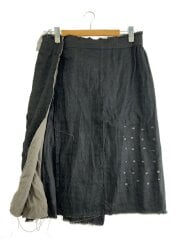 画像：ロングスカート/FREE/コットン/BLK