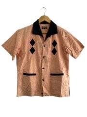 画像：半袖シャツ/M/コットン/PNK