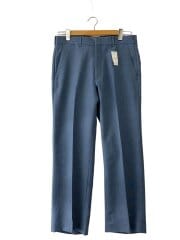 画像：スラックスパンツ/--/--/ブルー