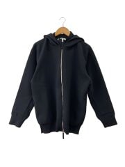 画像：ジップパーカー/XL/ポリエステル/BLK/無地/61-234-12-110001