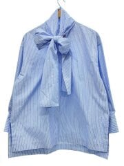 画像：長袖シャツ/36/コットン/BLU/64-11-0047-287