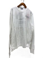 画像：長袖Tシャツ/XL/コットン/WHT/A06201