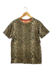 画像：Tシャツ/S/コットン/BRW/レオパード//