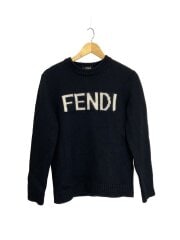 画像：ニット・セーター(薄手)/50/ウール/BLK/FZZ387 A3M3