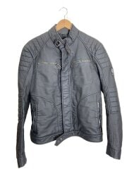 画像：レザージャケット・ブルゾン/48/--/BLK/71050226