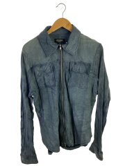 画像：ジャケット/M/スウェード/BLU