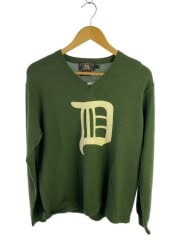 画像：ニット・セーター(厚手)/L/ウール/GRN/穴有