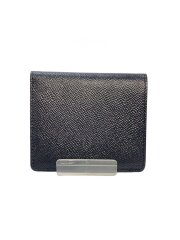 画像：2つ折り財布/レザー/BLK/メンズ