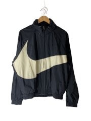 画像：SWOOSH WOVEN JACKET/ナイロンジャケット/M/ポリエステル/BLK/FB7878-010