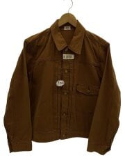 画像：Gジャン/M/コットン/BRW/無地/LM4480