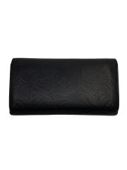 画像：ポルト・フォイユ・ブラザ_モノグラム・シャドウ/牛革/BLK/メンズ