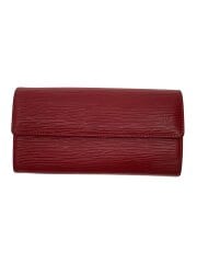 画像：ポルト・フォイユ・サラ_エピ/レザー/RED/レディース