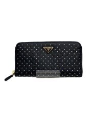 画像：長財布/BLK/レディース/1ML506 2C3H F0018/スタッズドレザー ジップアラウンド