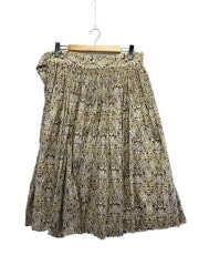 画像：16AW/ギャザーキュロット/ワイドパンツ/M/コットン/マルチカラー/花柄/167203//
