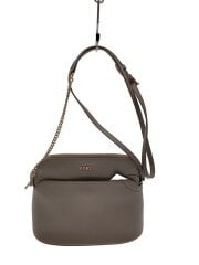 画像：ショルダーバッグ/レザー/BEG/無地