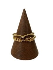 画像：ダイヤモンドリング&ロゴリング/SV925YGGP/13号/レディース/810390/82157