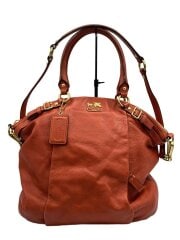 画像：ハンドバッグ/レザー/ORN/無地/18641