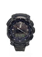 画像：ソーラー腕時計・PROTREK/デジアナ/BLK