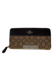 画像：長財布/キャンバス/BRW/総柄/レディース/F76638